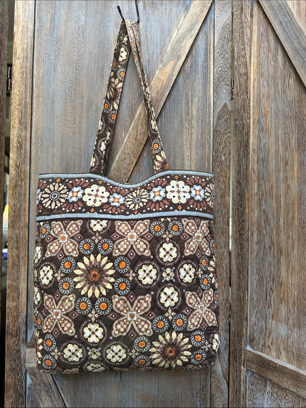 Vera Bradley Canyon Travel Tote Duffel Bag Cosmetic Case Wallet Lot Bundle of 4 - Picture 2 of 16